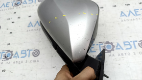 Зеркало боковое правое в сборе Toyota Prius 50 Prime 17-20 5 пинов, серебро, царапины