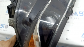 Ansamblu far față stânga pentru Toyota Prius 50 Prime 17-19 LED cu garnitură și suport superior, gata de lustruit