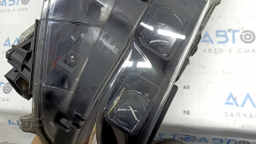 Ansamblu far față stânga pentru Toyota Prius 50 Prime 17-19 LED cu garnitură și suport superior, gata de lustruit