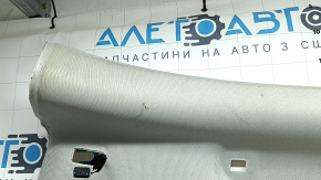 Обшивка потолка Jeep Cherokee KL 19-23 серая, под панораму, под химчистку, прожоги
