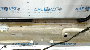 Обшивка потолка Nissan Rogue 21-22 под панораму, серая, под химчистку, оторваны крепления