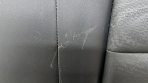 Pernă banchetă spate, rândul 2, Nissan Rogue 21-22, piele neagră, fără dopuri Isofix, zgârieturi, îndoită