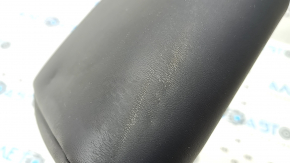 Tetieră centrală rândul 2 Nissan Rogue 21-26 piele neagră, lovită, necesită curățare