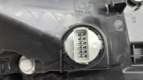 Фара передняя левая в сборе Honda CRV 23-26 LED с черным глянцевым молдингом, царапины