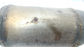 Downpipe cu catalizator Audi A3 8V 15-20 2.0T pentru 2 evacuări simple, plasă ruptă
