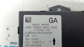 Power Controller Back Door Nissan Rogue 21-23