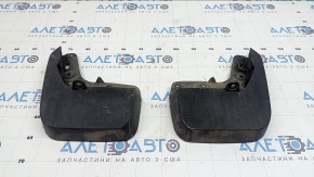 Брызговики задние комплект 2шт Audi A3 8V 17-20 4d потерты, надломано крепление