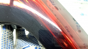 Lampă aripă exterioară stânga Nissan Rogue 21-26 halogen + LED, lucioasă