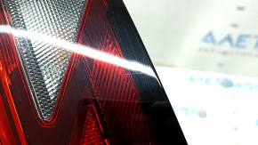 Lampă aripă exterioară stânga Nissan Rogue 21-26 halogen + LED, lucioasă