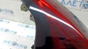 Lampă aripă exterioară dreapta Nissan Rogue 21-26 halogen + LED, zgârieturi