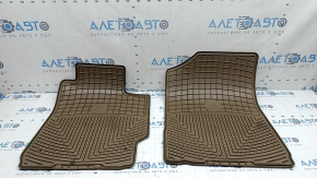 Комплект ковриков салона резина Toyota Camry v40 07-11 бежевый, WeatherTech