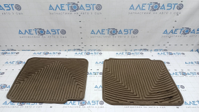 Комплект ковриков салона резина Toyota Camry v40 07-11 бежевый, WeatherTech