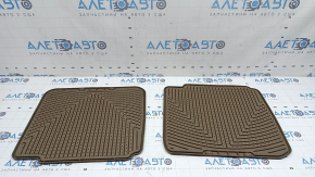 Комплект ковриков салона резина Toyota Camry v40 07-11 бежевый, WeatherTech