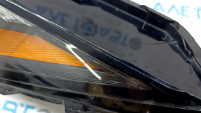 Поворотник ДХО левый Nissan Rogue 21-26 галоген + LED us built, воздух по кромке