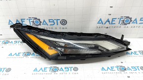 Поворотник ДХО правый Nissan Rogue 21-26 галоген + LED us built, воздух по кромке