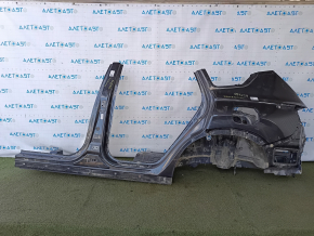Aripă spate stânga Hyundai Santa FE 19-23 tăiată cu stâlp central, grafit