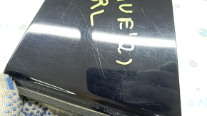 Ornament ușă spate stânga Nissan Rogue 21-26, negru lucios, zgârieturi