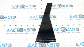 Ornament ușă spate dreapta Nissan Rogue 21-26, negru lucios, zgârieturi, element de fixare rupt