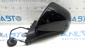 Зеркало боковое левое в сборе Chevrolet Equinox EV 24-26 6+1 пин, BSM, подогрев, с камерой, черное, царапины, трещина, отходит корпус