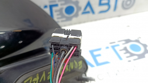 Зеркало боковое левое в сборе Chevrolet Equinox EV 24-26 6+1 пин, BSM, подогрев, с камерой, черное, царапины, трещина, отходит корпус