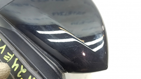 Зеркало боковое левое в сборе Chevrolet Equinox EV 24-26 6+1 пин, BSM, подогрев, с камерой, черное, царапины, трещина, отходит корпус