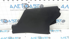 Ornament consolă centrală stânga Nissan Rogue 21-26 negru, uzat, crăpat în suport