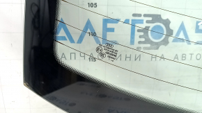 Стекло заднее Audi A3 8V 15-20 4d, без тонировки, подогрев, оторваны пины подогрева, сломана фишка