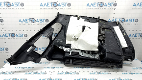 Ornament arc stânga Nissan Rogue 21-22 negru, sub podea solidă, fabricat în SUA, zgârieturi