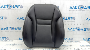 Tapițerie spătar scaun pasager Nissan Rogue 21-22, piele neagră, încălzită