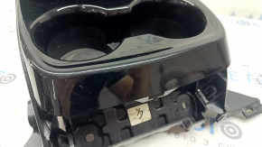 Cotieră consolă spate și suporturi pahare Toyota Prius 50 Prime 17-19 material textil negru, zgârieturi
