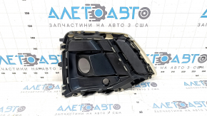 Решетка переднего бампера левая Audi Q5 80A 21-24 хром, черный глянец, Sportback, S-line