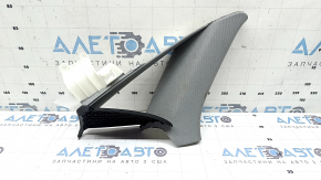 Ornament lunetă stânga Audi A4 B9 18-25 gri, necesită curățare, zgârieturi