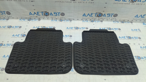 Set covorașe spate 2 buc. cauciuc negru pentru Audi Q8 19-25