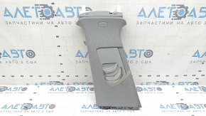 Ornament stâlp central, curea superioară, stânga, Audi A4 B9 18-25, gri, curățabil chimic, zgârieturi
