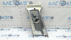 Ornament stâlp central superior dreapta, Audi A4 B9 18-25, gri, curățabil chimic, zgârieturi