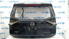 Дверь багажника голая Nissan Rogue 21-22 черный KH3, под электропривод и keyless, со стоп сигналом, треснута