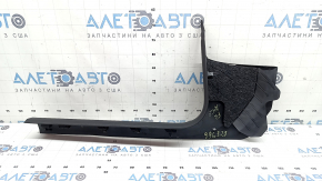 Накладка порога внутренняя передняя правая Audi A4 B9 17-25 черная, царапины