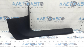 Накладка порога внутренняя передняя правая Audi A4 B9 17-25 черная, царапины