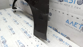 Aripă stânga față Audi A4 B9 20-25 cu suporturi, grafit LX7H, îndoită, cu denivelare, lipită
