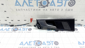 Mâner interior ușă spate stânga pentru Audi A4 B9 17-25 cu iluminare, cu ornamente negre lucioase
