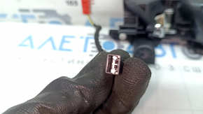 Mâner interior ușă spate dreapta pentru Audi A4 B9 17-25 cu iluminare, cu ornamente negre lucioase