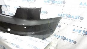 Bara spate nefinisată Audi A4 B9 20-25 pentru senzori de parcare, grafit LX7H, fără mufă, suporturile senzorilor de parcare sunt exfoliate, zgârieturi, pânze de păianjen