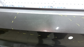 Bara spate nefinisată Audi A4 B9 20-25 pentru senzori de parcare, grafit LX7H, fără mufă, suporturile senzorilor de parcare sunt exfoliate, zgârieturi, pânze de păianjen