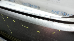 Bara spate nefinisată Audi A4 B9 20-25 pentru senzori de parcare, grafit LX7H, fără mufă, suporturile senzorilor de parcare sunt exfoliate, zgârieturi, pânze de păianjen