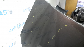 Bara spate nefinisată Audi A4 B9 20-25 pentru senzori de parcare, grafit LX7H, fără mufă, suporturile senzorilor de parcare sunt exfoliate, zgârieturi, pânze de păianjen