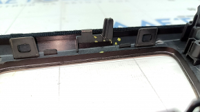Ornament panou față stânga Audi A4 B9 17-25 gri lemn eiche grau natural, element de fixare rupt