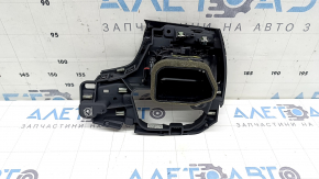 Deflector de aer față stânga pentru Audi A4 B9 20-25, negru lucios