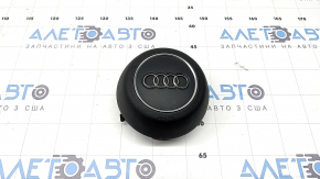 Airbag în volanul șoferului pentru Audi A4 B9 17-24, negru, cu finisaj cromat