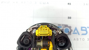 Airbag în volanul șoferului pentru Audi A4 B9 17-24, negru, cu finisaj cromat