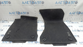 Комплект ковриков салона резина Audi A4 B9 20-25 черный